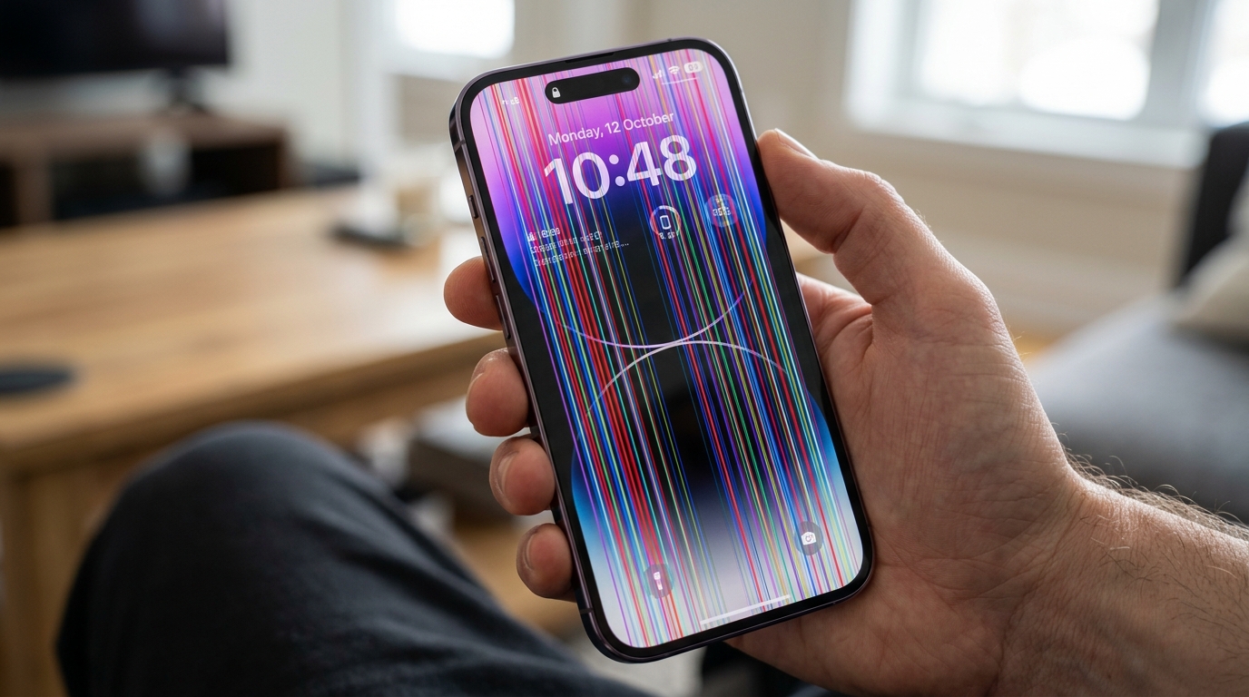 iPhone bị sọc màn hình: kiểm tra nguyên nhân trước khi sửa